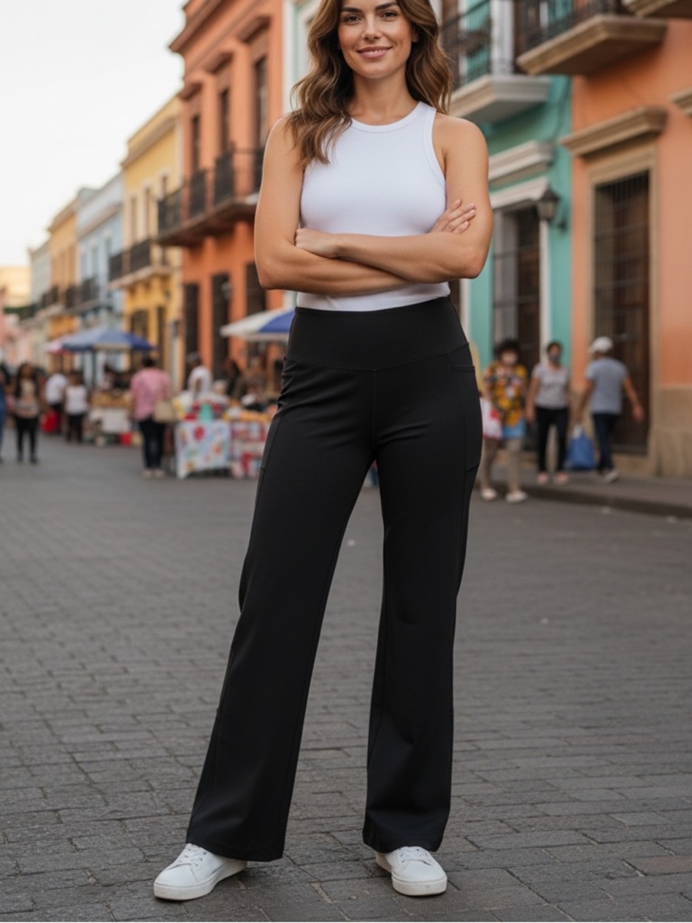 Jockey Black Women’s Yoga Pants - Stretch Bootcut Bottoms. NWT